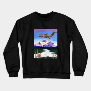 Elmendorf Air Force Base C-17 Airplane Crewneck Sweatshirt